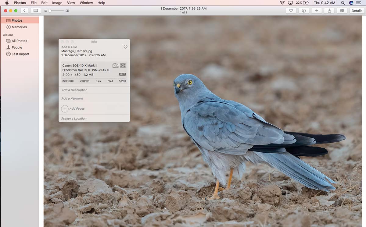 simple exif viewer for mac os